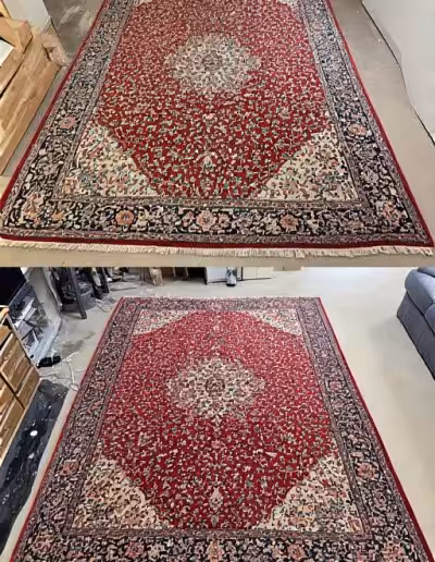 Before & After Persian Rug Cleaning 10