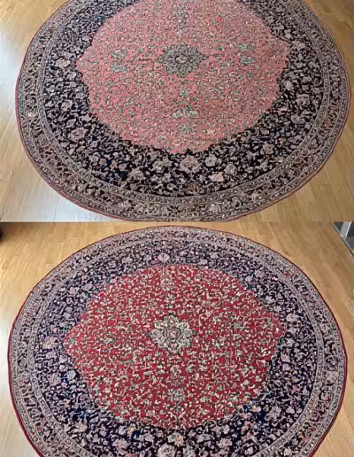 Before & After Persian Rug Cleaning 11