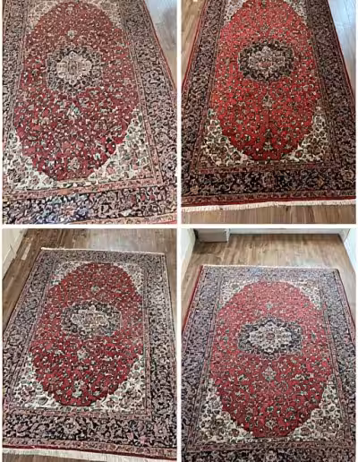 Before & After Persian Rug Cleaning 2