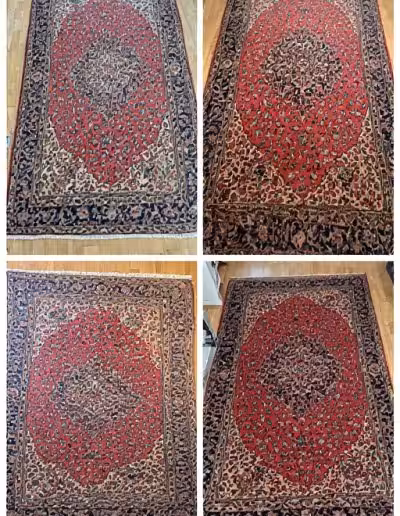 Before & After Persian Rug Cleaning 3