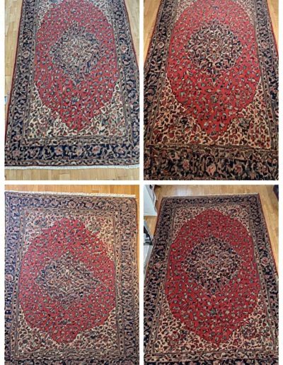 Before & After Persian Rug Cleaning 3