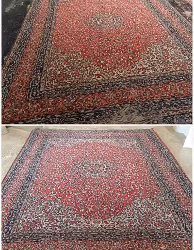 Before & After Persian Rug Cleaning 4