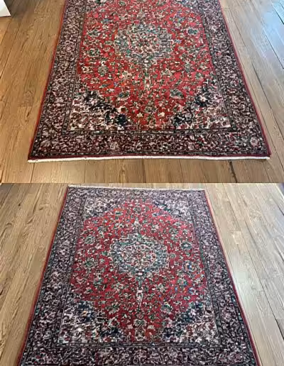 Before & After Persian Rug Cleaning 7