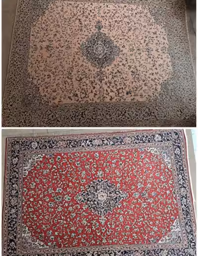 Before & After Persian Rug Cleaning 8
