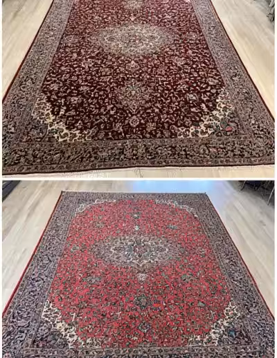 Before & After Persian Rug Cleaning 9